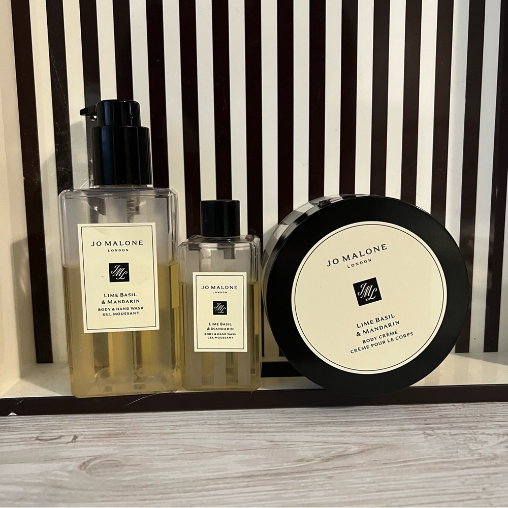 Jo Malone Lime Basil & Mandarin Bath & Body Bundle